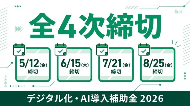デジタル化・AI導入補助金2026｜公募要領と上限450万円（旧IT導入）